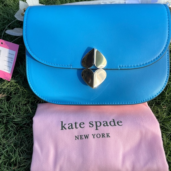 KATE SPADE LULA SMALL SADDLE BAG CROSSBODY - Picture 1 of 8